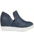 Фото #6 товара Women's Cardi Cut-Out Platform Wedge Sneakers