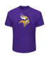 Фото #2 товара Men's J.J. McCarthy Purple Minnesota Vikings 2024 NFL Draft First Round Pick Big Tall Name Number T-Shirt