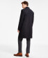 Фото #2 товара Men's Classic Fit Luxury Wool Cashmere Blend Overcoats