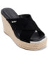 Фото #1 товара Women's Maryn Crossband Espadrille Platform Wedge Sandals