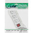 Фото #4 товара InLine Socket strip - 3-way earth contact CEE 7/3 - with switch - white - 3m