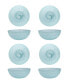 La Jolla Glass Large Salad Bowls, Set of 4