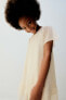 Фото #1 товара Трикотажное платье с отделкой из органзы ZARA