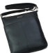 Women´s leather crossbody handbag 7001 Black