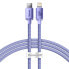 Фото #1 товара Kabel przewód do szybkiego ładowania i transferu danych USB-C Iphone Lightning 20W 1.2m fioletowy