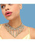 Фото #3 товара SOHI women's Marquise Bling Statement Necklace
