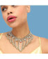 SOHI women's Marquise Bling Statement Necklace Золотистый - фото #3