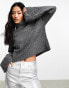 Фото #2 товара Pimkie soft ribbed roll neck jumper in charcoal grey