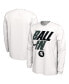 Фото #2 товара Men's White Michigan State Spartans Ball In Bench Long Sleeve T-shirt