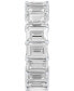 ფოტო #4 პროდუქტის Cubic Zirconia Baguette Eternity Band in Sterling Silver