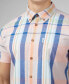 Фото #5 товара Рубашка короткими рукавами Ben Sherman в клетку из сирсакеры для мужчин