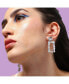 ფოტო #2 პროდუქტის Women's Geometric Drop Earrings