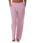 ფოტო #6 პროდუქტის Women's Elastic-Waist Pajama Pants