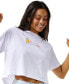 ფოტო #3 პროდუქტის Juniors' Island Crop T-Shirt