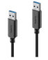 Разъем USB A - USB A PureLink IS2401-015 - 1.5 м - USB 3.2 Gen 1 (3.1 Gen 1) черный Черный - фото #2