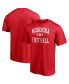 Фото #2 товара Men's Scarlet Nebraska Huskers First Sprint Team T-shirt