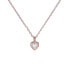 ფოტო #1 პროდუქტის HANNELA: Crystal Heart Pendant Necklace For Women