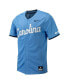 Фото #3 товара Men's Carolina Blue North Carolina Tar Heels Replica Full-Button Baseball Jersey