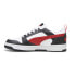 Фото #3 товара Puma Rebound V6 Low Lace Up Mens Black, Red, White Sneakers Casual Shoes 392328