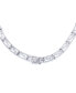 ფოტო #2 პროდუქტის Diamond Accent Greek Key Necklace in Silver Plate