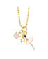 Фото #1 товара ZOMI GEMS ballerina Gold Necklace for Girls