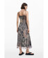 ფოტო #4 პროდუქტის Women's Printed midi dress