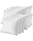 Фото #1 товара Circles Home 100% Cotton Breathable Pillow Protector with Zipper – White (12 Pack)