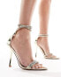 Фото #1 товара Simmi London Brielle embellished heeled sandals in gold metallic with pointed toe