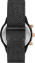 Фото #3 товара SECTOR Herren Armbanduhr Cronograph 670 45MM MULT BLACK DIAL MESH BAND BLACK