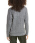 Chrldr Cable Stars Oversized Cable Sweater Women's Grey S
