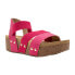 Volatile Picnic Wedge Womens Pink Casual Sandals PV1008-670