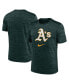 Men's Green Oakland Athletics Logo Velocity Performance T-shirt