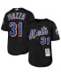 ფოტო #1 პროდუქტის Big Boys Mike Piazza Black New York Mets Cooperstown Collection Mesh Batting Practice Jersey