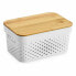 Фото #3 товара Универсальная коробка Confortime Белый Коричневый Бамбук Пластик 26,2 x 17,5 x 12,5 cm (8 штук)