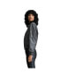 Women's Faux Leather Bomber