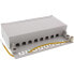 Фото #3 товара InLine Patch Panel Cat.6A table / wall assembly 8 Port light grey RAL7035