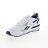 Фото #8 товара Reebok LX2200 Mens White Leather Lace Up Lifestyle Sneakers Shoes