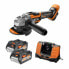 Фото #4 товара Угловая шлифовальная машина AEG Powertools Bews 18-125bl-502c 18 V 125 mm