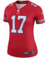 Фото #3 товара Women's Josh Allen Red Buffalo Bills Color Rush Legend Player Jersey