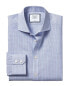 Фото #1 товара Charles Tyrwhitt Non-Iron Poplin Multi Check Shirt Men's 16" - 33" Sing