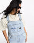 Dr Denim dungaree denim mini dress in blue