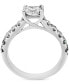 ფოტო #3 პროდუქტის Diamond Princess-Cut Engagement Ring (1-1/2 ct. t.w.) in 14k White Gold