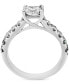 Фото #3 товара Diamond Princess-Cut Engagement Ring (1-1/2 ct. t.w.) in 14k White Gold