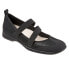 Фото #2 товара Trotters Josie T1761-008 Womens Black Narrow Leather Mary Jane Flats Shoes 6
