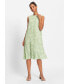 Women's 100% Viscose Sleeveless Pebble Print Dress