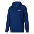 Puma Ess Embroidery Logo Pullover Hoodie Mens Blue Casual Outerwear 84680816