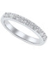 ფოტო #4 პროდუქტის 2-Pc. Set Cubic Zirconia Emerald-Cut Ring & Matching Band in Sterling Silver