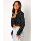 Фото #2 товара Women's Monica All Over Pearl Crop Jacket