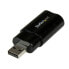 Фото #3 товара StarTech.com USB Stereo Audio Adapter External Sound Card - USB