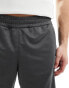 The North Face Training fleece shorts in charcoal